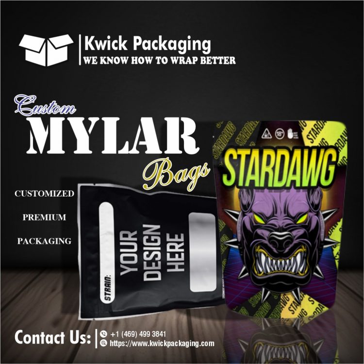 custom smell proof mylar bags